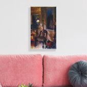 Carl Larsson de Speelgoedhoek Canvas Afdruk (Insitu (Woonkamer))