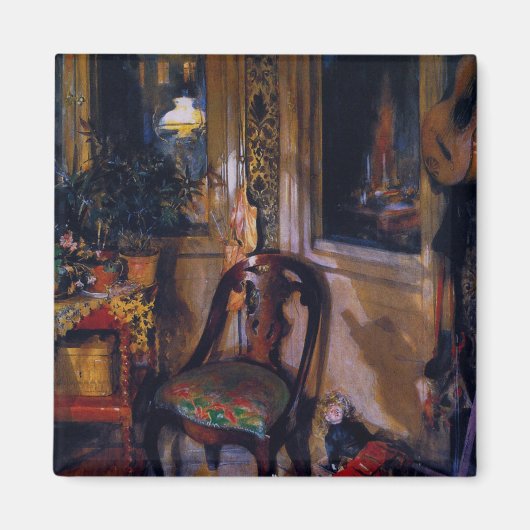 Carl Larsson de Speelgoedhoek Magneet (Voorkant)