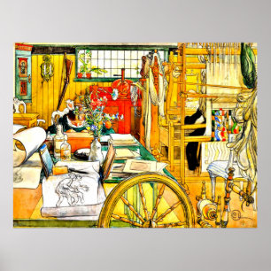 Carl Larsson - De workshop Poster