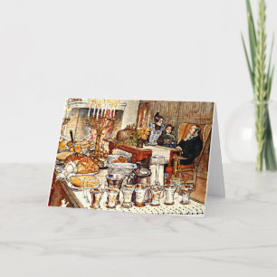 Carl Larsson: Detail of Kerstmis, Kaart