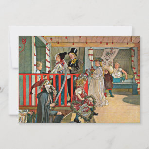 Carl Larsson - Een dag van viering Kaart