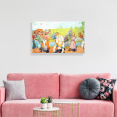 Carl Larsson heeft geen zomerwind Canvas Afdruk (Insitu (Woonkamer))
