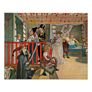 Carl Larsson-kunst: Een feestdag Perfect Poster