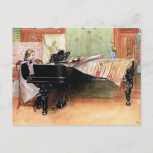 Carl Larsson kunst: Schaal spelen Briefkaart