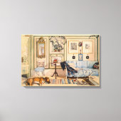 Carl Larsson Neutral schilderij Home Scène Canvas Afdruk (Voorkant)