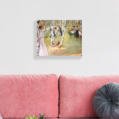 Carl Larsson - Ontbijt in de open lucht Canvas Afdruk (Insitu (Woonkamer))