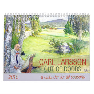 Carl Larsson Out of Doors 2015 Agenda Kalender