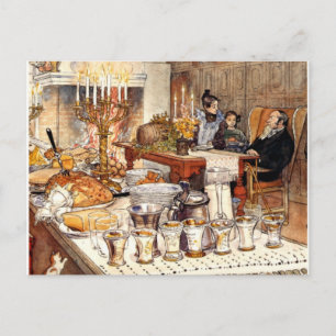 Carl Larsson over kerstmis, Larsson art Feestdagenkaart