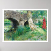 Carl Larsson Pont Médiéval à Gretz Imprimer Poster (Devant)