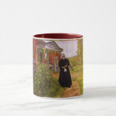 Carl Larsson Red Flowers  vader en moeder Mok (Midden)