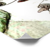 Carl Larsson - Rond de lamp Poster (Hoek)