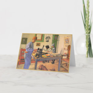 Carl Larsson schilderij, Mijn zure workshop Kaart