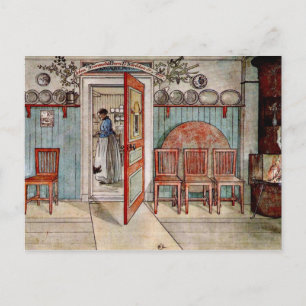 Carl Larsson schilderij: Oude Anna Briefkaart