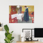Carl Larsson School Lunch Fine Art Poster Imprimer (Bureau à domicile)