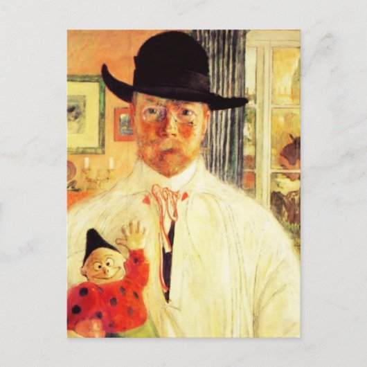 Carl Larsson Self Recognition Briefkaart (Voorkant)