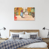 Carl Larsson The Kitchen Canvas Afdruk (Insitu (Slaapkamer))