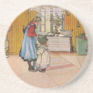 Carl Larsson The Kitchen Zandsteen Onderzetter