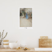 Carl Larsson Zedign Affiche artistique #304 (Cuisine)