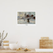 Carl Larsson Zedign Affiche artistique #378 (Cuisine)