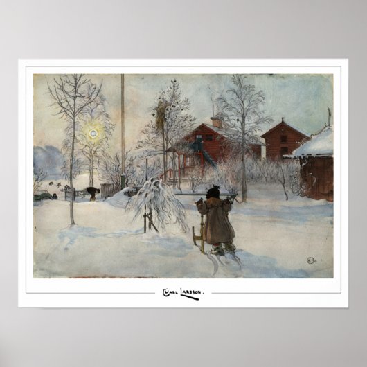 Carl Larsson Zedign Affiche d'art #378 (Devant)