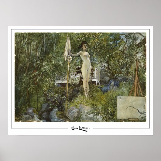 Carl Larsson Zedign Affiche d'art #391 (Devant)