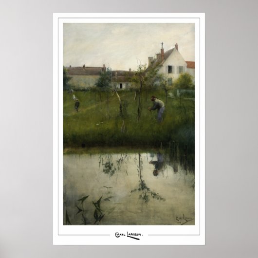 Carl Larsson Zedign Art Poster #350 (Voorkant)