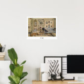 Carl Larsson Zedign Poster d'art #160 (Bureau à domicile)