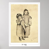 Carl Larsson Zedign Poster d'art #190 (Devant)