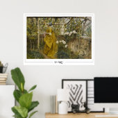 Carl Larsson Zedign Poster d'art #409 (Bureau à domicile)