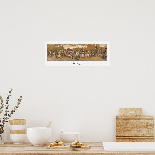 Carl Larsson Zedign Poster d'art #89 (Cuisine)