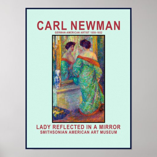 Carl Newman Reflection Poster (Voorkant)