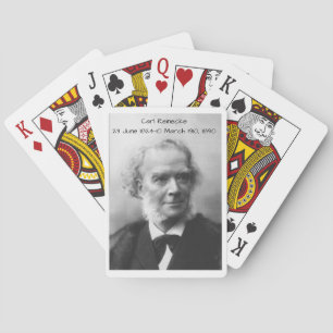 Carl Reinecke 1890 Pokerkaarten