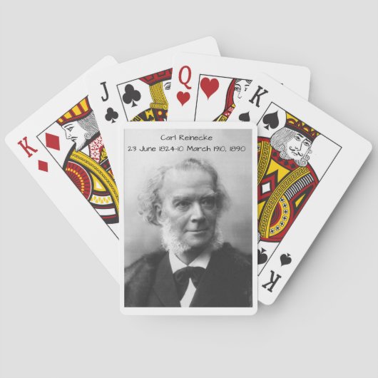 Carl Reinecke 1890 Pokerkaarten (Achterkant)