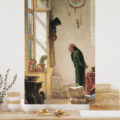 Carl Spitzweg - Der Kaktusliebhaber - Duitsland Poster (Keuken)