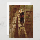 Carl Spitzweg - The Bookworm Kaart (Voorkant / Achterkant)
