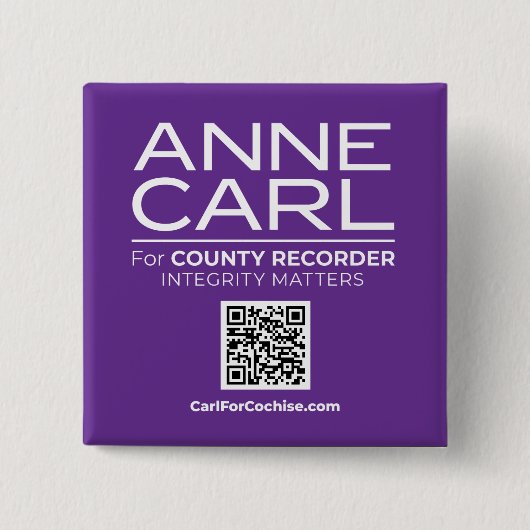 Carl voor Cochise Sq Button, 2 In Button (Voorkant)