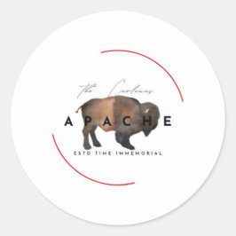Carlanas Apache Ronde Sticker