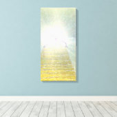 carldeanwhite, Christelijke Kunst, john 10(1) canv Canvas Afdruk (Insitu (Houten vloer))