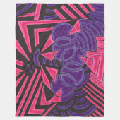 Carlen's JukeBox Fleece Deken (Voorkant)