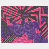 Carlen's JukeBox Fleece Deken (Voorkant (Horizontaal))