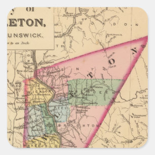 Carleton Co. NB Vierkante Sticker