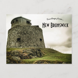 Carleton Martello Tower New Brunswick Canada Briefkaart