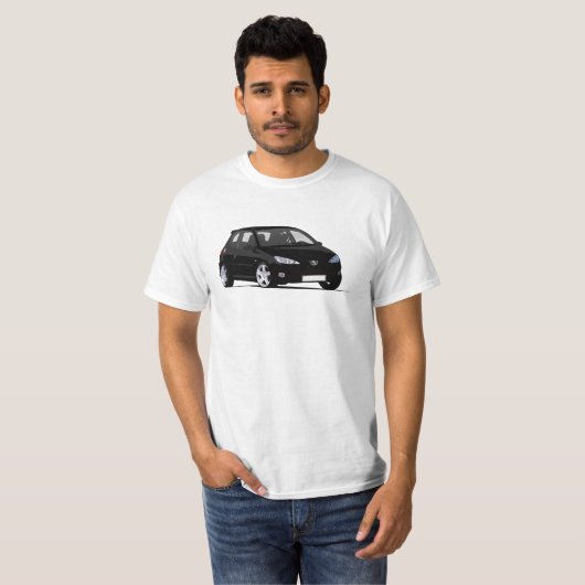 Carlin 206 GTi illustrations T-Shirt (Devant entier)