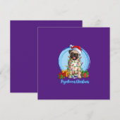 Carlin à la carte de Noël (Devant / Derrière)