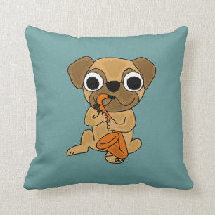 Carlin AJ jouant le coussin de saxophone