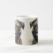 Carlin amoureux des chiens mug chien maman mug (Centre)