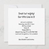 Carlin carte d'anniversaire, Carlin carte, Carlin (Dos)