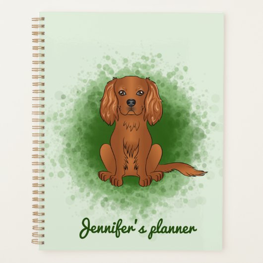 Carlin Cavalier King Charles Spaniel Ruby de coule (Devant)