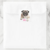 Carlin Chien Chien Chien Bonjour Stickers de voeux (Sac)
