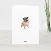 Carlin Chien Chien Chien Heureux Carte d'Anniversa (Dos)